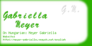 gabriella meyer business card